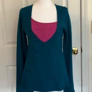 BUNDLE Take Out Long Sleeve Sweater with NWT APT9 Camisole